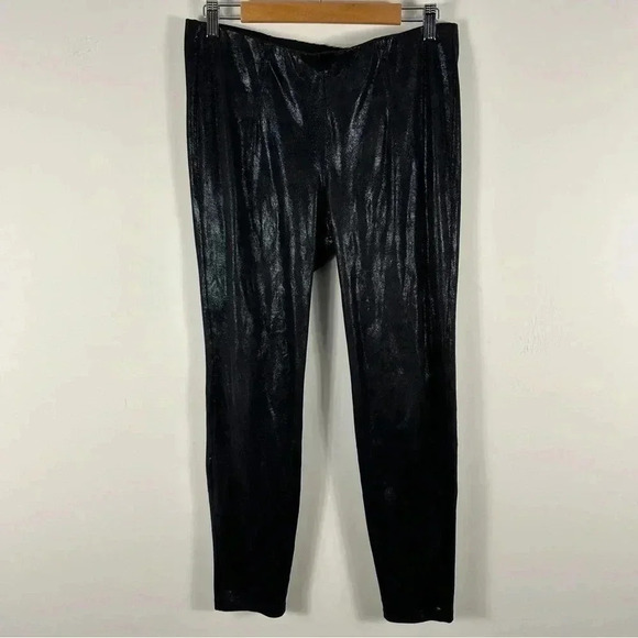 Hue leggings shinny shimmery  L - Picture 1 of 9